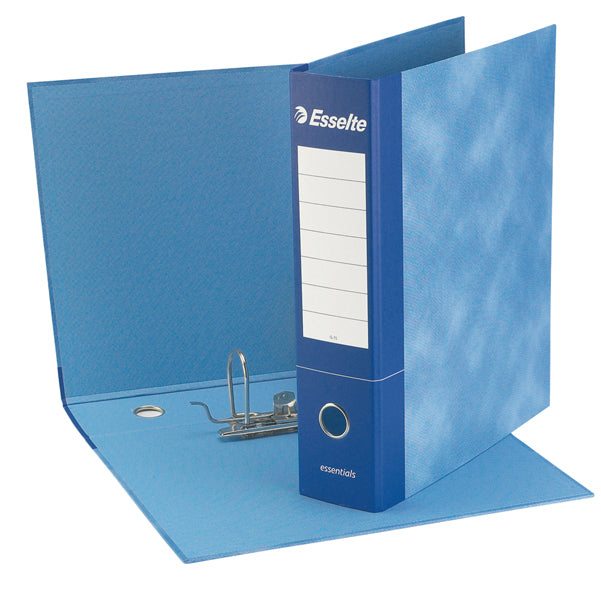 ESSELTE - 390773050 - Registratore Essentials G73 - dorso 8 cm - commerciale 23x30 cm - blu - Esselte