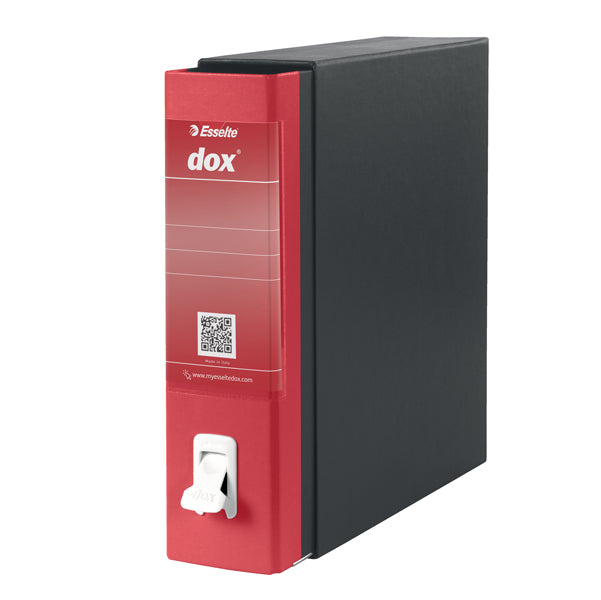 DOX - D26111 - Registratore Dox 1 - dorso 8 cm - commerciale 23x29,7 cm - rosso - Esselte