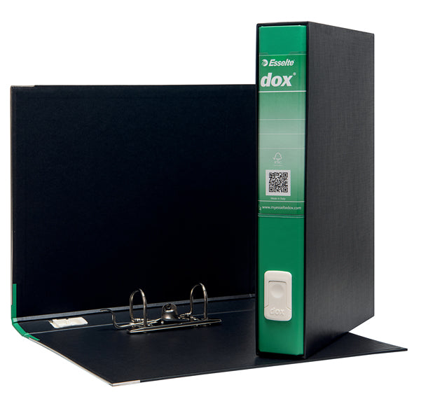 DOX - D26514 - Registratore Dox 5 - dorso 5 cm - protocollo 23x34 cm - verde - Esselte