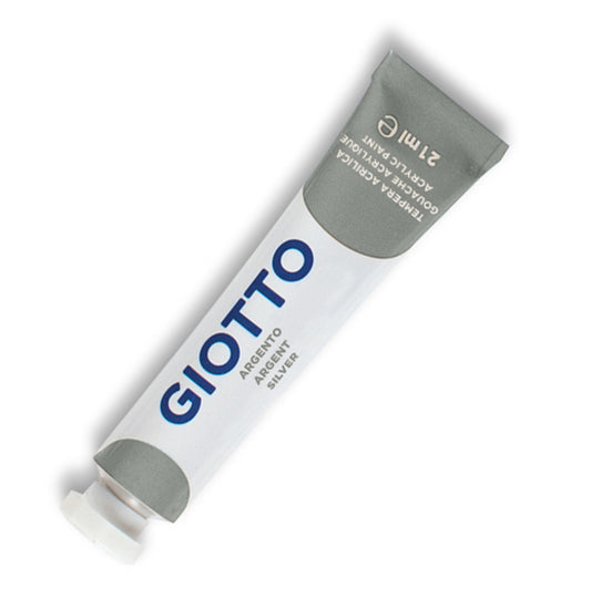 GIOTTO - 35740000 - Tempera acrilica extraconcentrata - 21ml - argento - Giotto