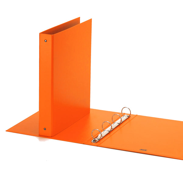 FAVORIT - 400051153 - Raccoglitore Europa - 4 anelli tondi 30 mm - dorso 4 cm - 22x30 cm - arancio - Favorit