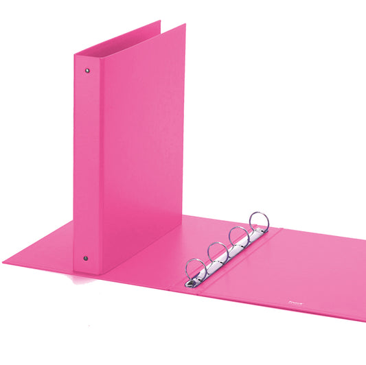 FAVORIT - 400051154 - Raccoglitore Europa - 4 anelli tondi 30 mm - dorso 4 cm - 22 x 30 cm - rosa - Favorit