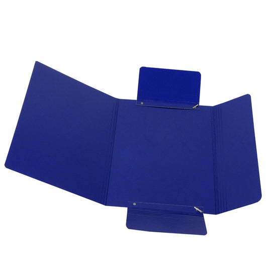 CART. GARDA - CG0032PBXXXAE01 - Cartellina con elastico - presspan - 3 lembi - 700 gr - 25x34 cm - blu - Cartotecnica del Garda