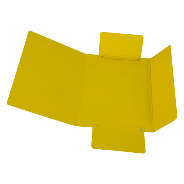 CART. GARDA - CG0032PBXXXAE04 - Cartellina con elastico - presspan - 3 lembi - 700 gr - 25x34 cm - giallo - Cartotecnica del Garda