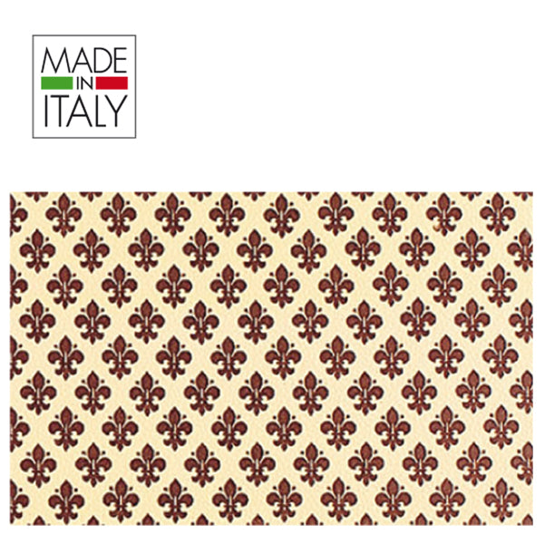 REX SADOCH - REXTACO-413 - Rotolo Cartarivesto Rex Taco - lavabile - adesivo - 49 x 300 cm - giglio marrone - Rex Sadoch