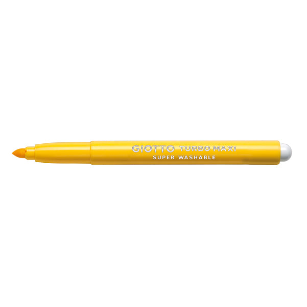 GIOTTO - 456002 - Pennarello Turbomaxi Monocolore - punta D5mm - giallo - Giotto