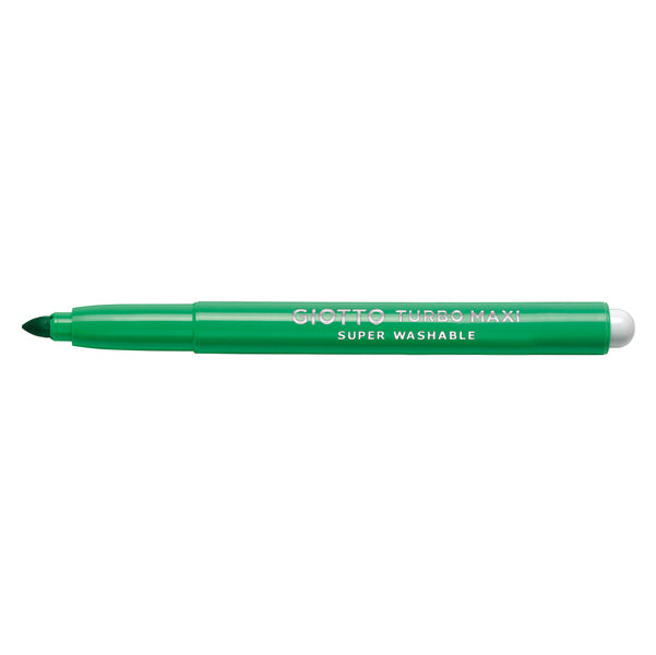 GIOTTO - 456018 - Pennarello Turbomaxi Monocolore - punta D5mm - verde chiaro - Giotto