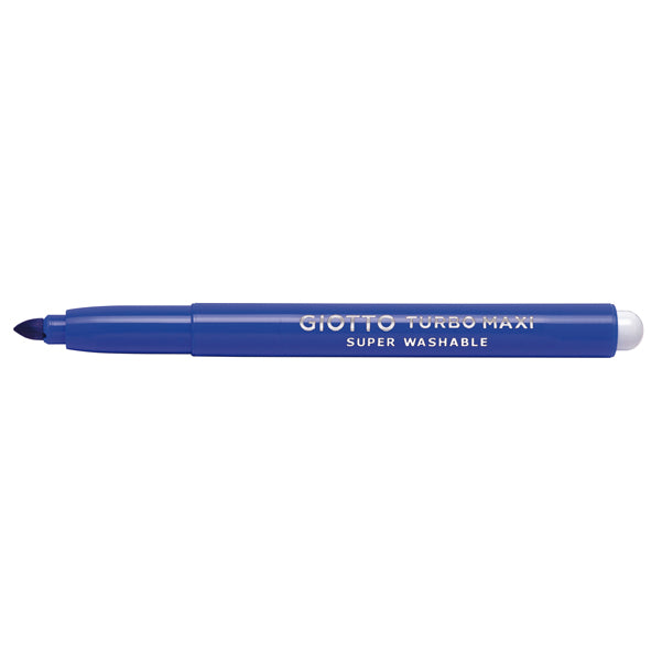 GIOTTO - 456032 - Pennarello Turbomaxi Monocolore - punta D5mm - blu oltremare - Giotto
