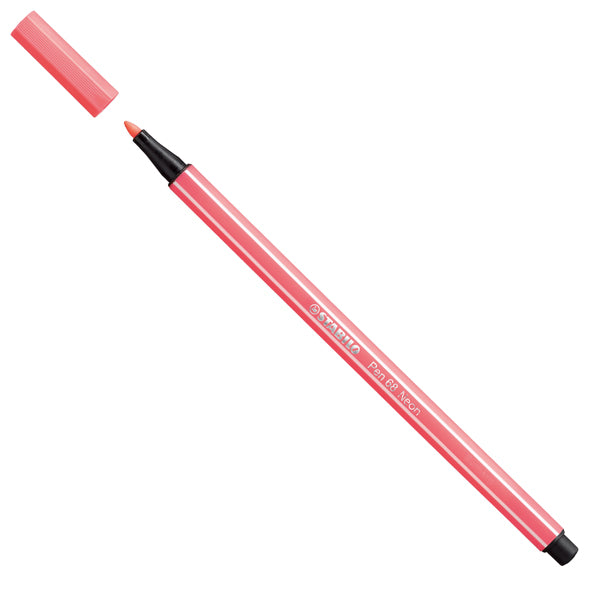 STABILO - 68-040 - Pennarello Pen 68 - rosso neon 040 - Stabilo