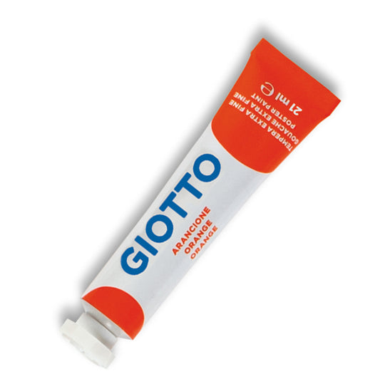 GIOTTO - 35500500 - Colore a tempera - 21ml - tubo 7 - arancione 05 - Giotto