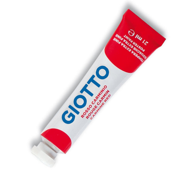 GIOTTO - 35500900 - Tempera Tubo 7 - 21ml - rosso carminio - Giotto