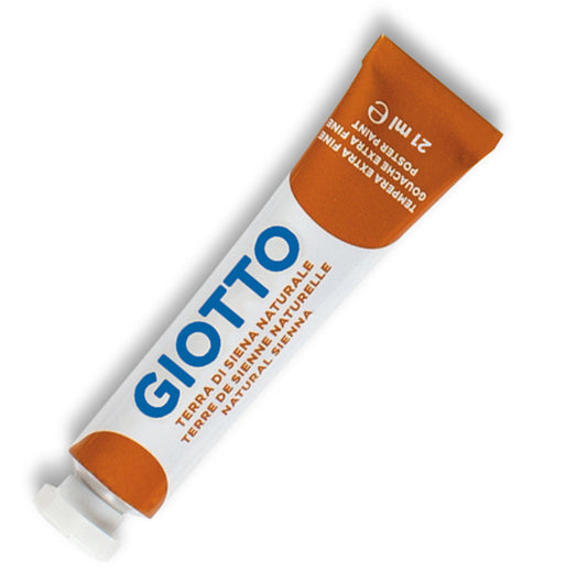 GIOTTO - 35502000 - Tempera Tubo 7 - 21ml - terra di Siena naturale - Giotto