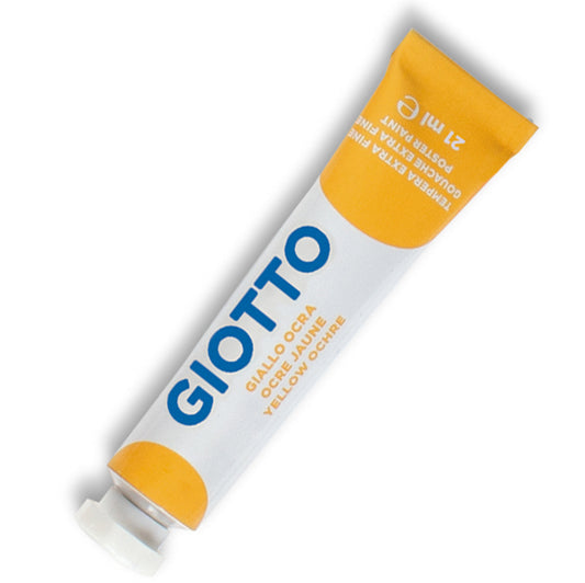 GIOTTO - 35502100 - Tempera Tubo 7 - 21ml - giallo ocra - Giotto