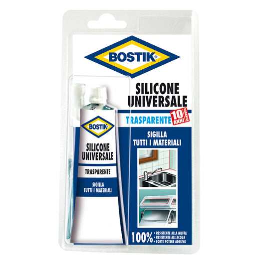 BOSTIK - D2476 - Silicone Universale - 60 ml - trasparente - Bostik