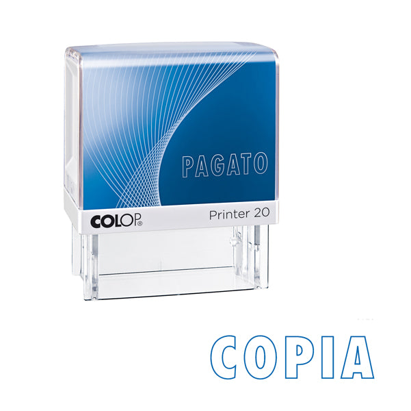 COLOP - PRINTER.20-L0133 - Timbro Printer 20-L G7 - COPIA - 1,4 x 3,8 cm - autoinchiostrante - Colop