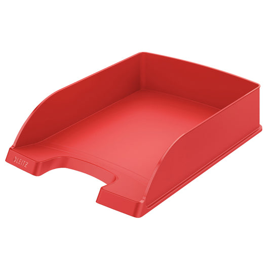 LEITZ - 52270225 - Vaschetta portacorrispondenza Leitz Plus Standard - 25,5 x36 x 7 cm - rosso - Leitz