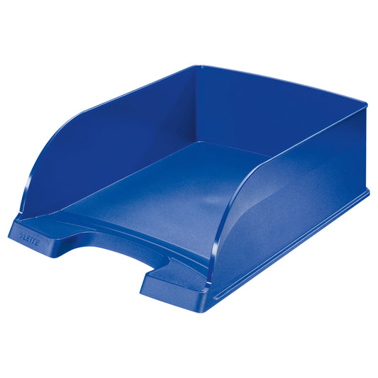 LEITZ - 52330035 - Vaschetta portacorrispondenza Leitz Plus Jumbo - 25,5 x 10,3 x 36 cm - blu - Leitz