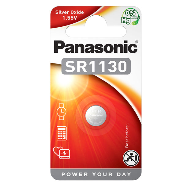PANASONIC - C301131 - Micropila SR1130 - 1,55V - a pastiglia - ossido argento - Panasonic