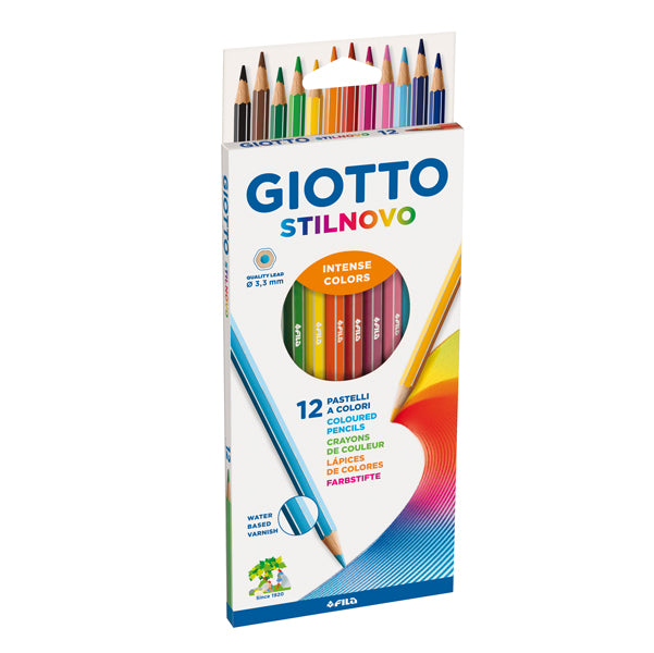 GIOTTO - 256500 - Pastelli Stilnovo - diametro mina 3,3 mm - Giotto - astuccio 12 pezzi