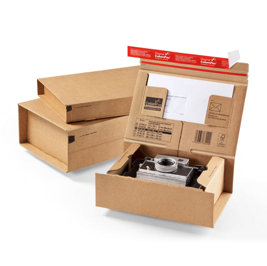 COLOMPAC - CP067.02 - Scatola CP 067 - per spedizioni - C5 - 23 x 16,6 x 9 cm - cartone - avana - ColomPac