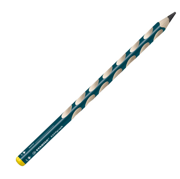 STABILO - 321-HB6 - Matita in grafite Easygraph - gradazione HB - per mancini - astuccio 6 matite - Stabilo