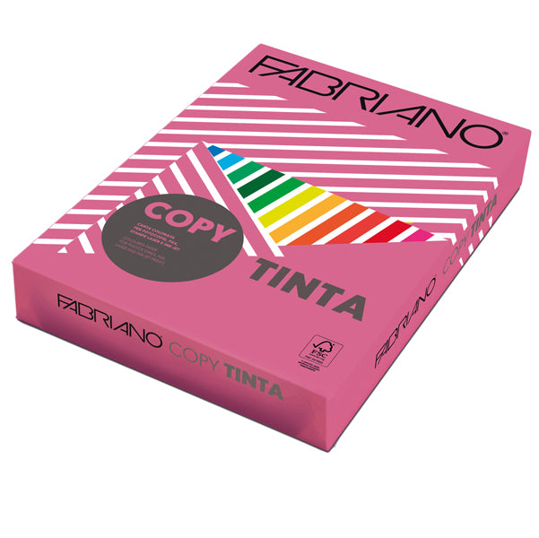 FABRIANO - 68621297 - Carta Copy Tinta - A4 - 80 gr - colori forti fuxia - Fabriano - conf. 500 fogli