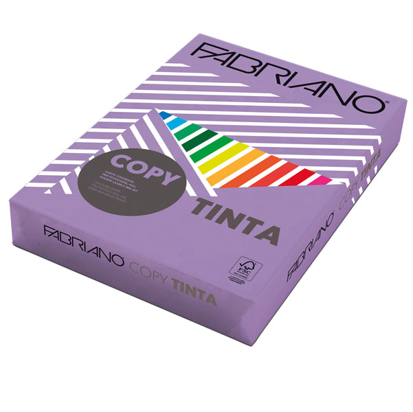 FABRIANO - 68721297 - Carta Copy Tinta - A4 - 80 gr - colori forti violetto - Fabriano - conf. 500 fogli