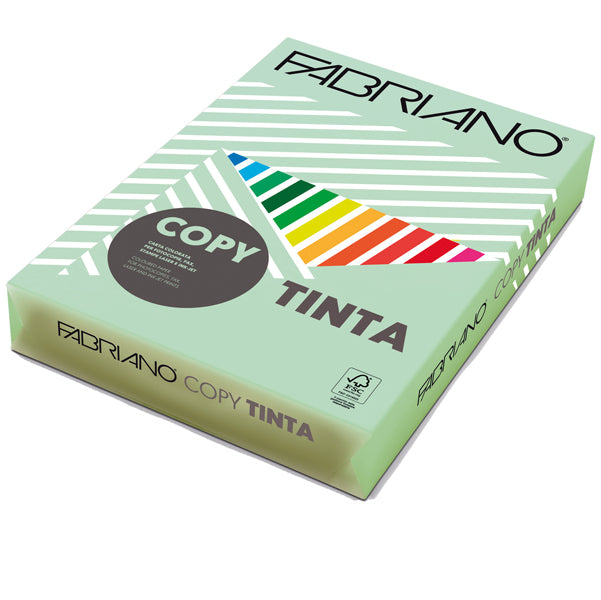 FABRIANO - 61221297 - Carta Copy Tinta - A4 - 80 gr - colore tenue acquamarina - Fabriano - conf. 500 fogli