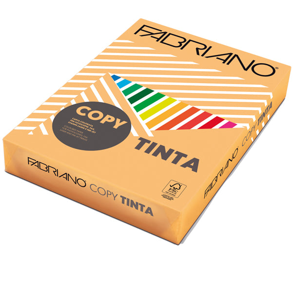 FABRIANO - 61321297 - Carta Copy Tinta - A4 - 80 gr - colore tenue albicocca - Fabriano - conf. 500 fogli