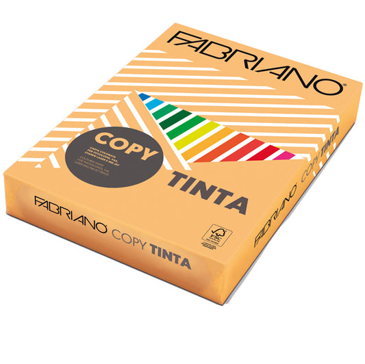 FABRIANO - 61321297 - Carta Copy Tinta - A4 - 80 gr - colore tenue albicocca - Fabriano - conf. 500 fogli