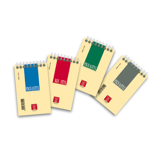 PIGNA - 02156235M - Blocco Pignastyl spiralato - 5mm - A7 - 80 x 120mm - 80gr - 60 fogli - Pigna