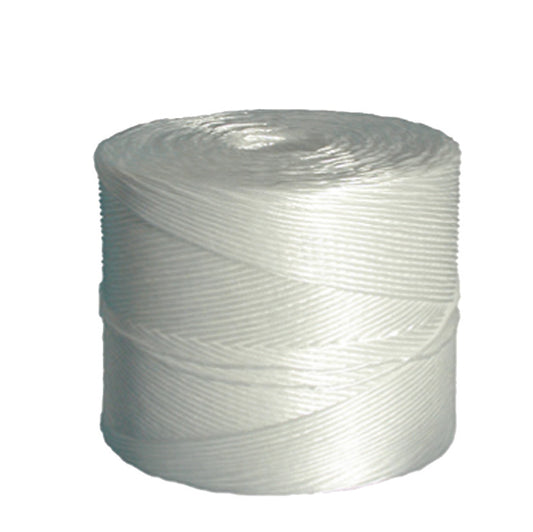 VIVA - 1554 - Rotolo di spago - diametro 2 mm - lunghezza 1000 m - 2 kg - fibra PPL - titolo 1-500 - bianco - Viva