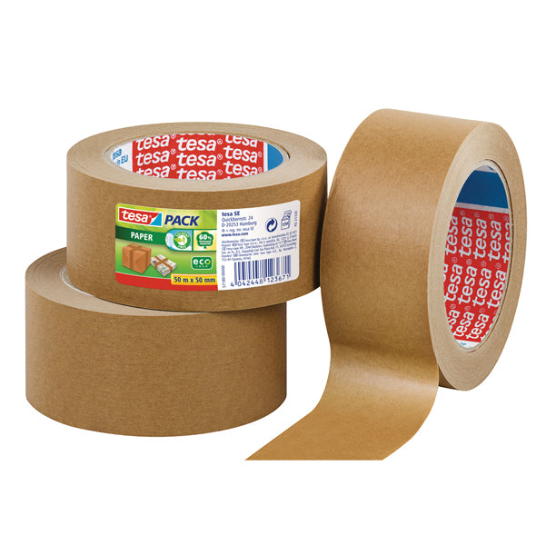 TESA - 57180-00000-04 - Nastro adesivo Tesapack  Paper ecoLogo  - 5 cm x 50 m - Tesa