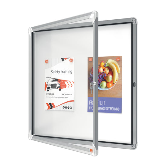 NOBO - 1902558 - Bacheca per interni - fondo magnetico bianco - 6 fogli A4 - orizzontale - Nobo