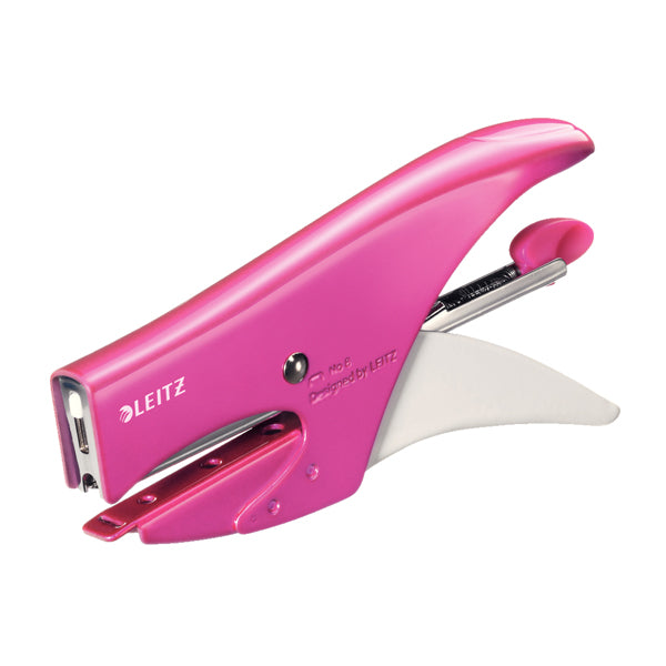 LEITZ - 55472023 - Cucitrice Wow a pinza 5547 - fucsia metallizzato - Leitz