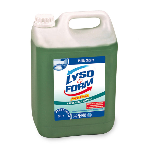 LYSOFORM - 100887662 - Detergente disinfettante - per pavimenti - freschezza alpina - 5 L - Lysoform