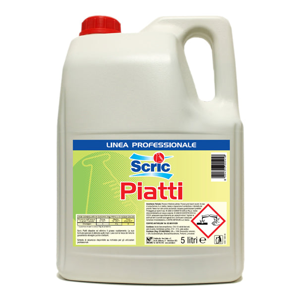 SCRIC - 120604000459 - Detergente per piatti - Scric - tanica da 5 L
