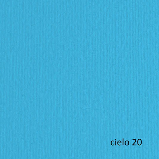 FABRIANO - 42450720 - Cartoncino Elle Erre - 50x70cm - 220gr - cielo 120 - Fabriano - blister 20 fogli