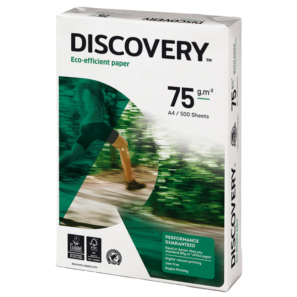 Discovery - Discovery75A4 - Carta Discovery 75 - A4 - 75 gr - bianco - conf. 500 fogli