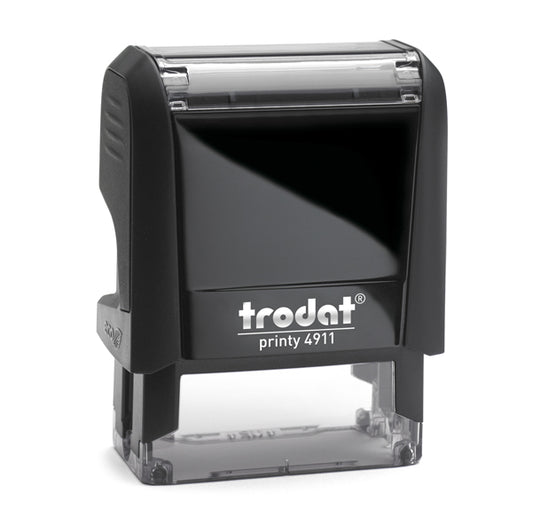 TRODAT - 43070. - Timbro Original Printy 4.0 4911 - autoinchiostrante - personalizzabile - 38x14 mm - 4 righe - Trodat