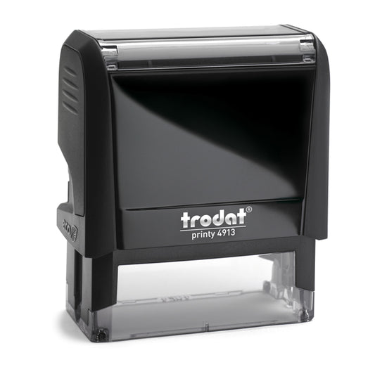 TRODAT - 43072. - Timbro Original Printy 4.0 4913 - autoinchiostrante - personalizzabile - 58x22 mm - 6 righe - Trodat