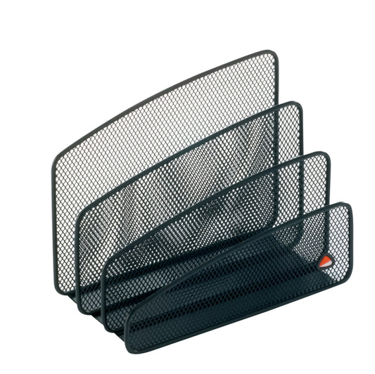 ALBA - MESHLETTER-N - Sparticarte Mesh - rete metallica - 14,5 x 18 x 9 cm - nero - Alba