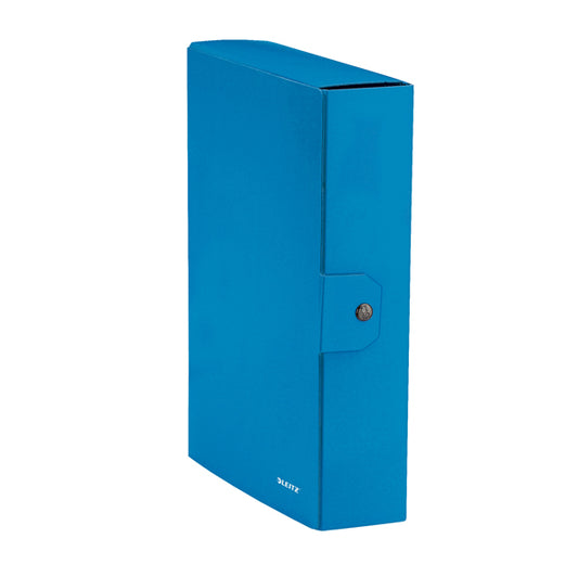 LEITZ - 39670036 - Scatola progetto WOW - dorso 8 cm - blu metallizzato - Leitz
