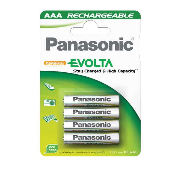 PANASONIC - C307013 - Pile Ministilo Infinium ricaricabili AAA - 1,2V - Panasonic - blister 4 pezzi