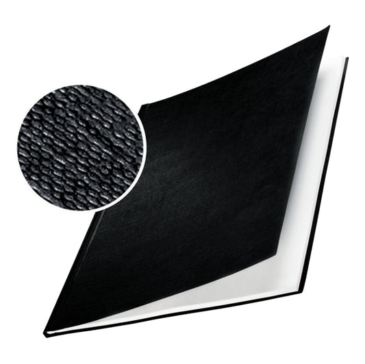 LEITZ - 73930035 - Copertine Impressbind - rigide - 14 mm - finitura lino - blu - Leitz - scatola 10 pezzi