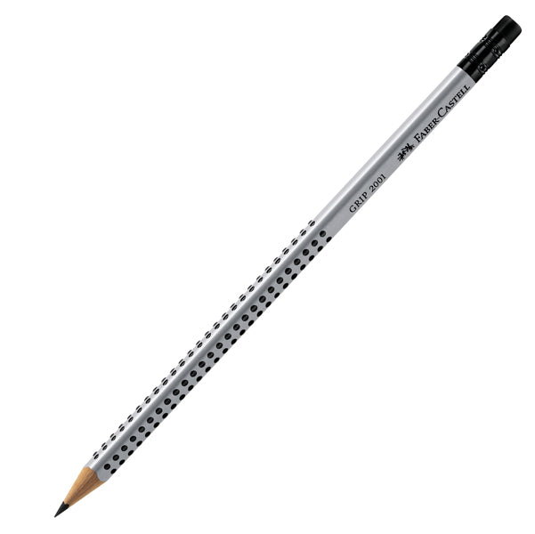FABER-CASTELL - 1172HB - Matita di grafite Grip 2001 - gradazione HB - triangolare - con gommino - Faber Castell