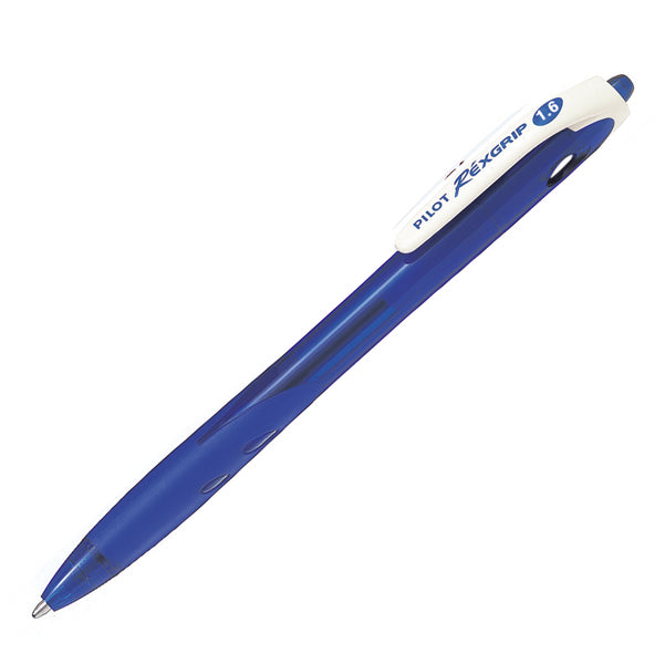 PILOT - 040306 - Penna a sfera a scatto Rexgrip Begreen - punta 1,6mm - blu  - Pilot
