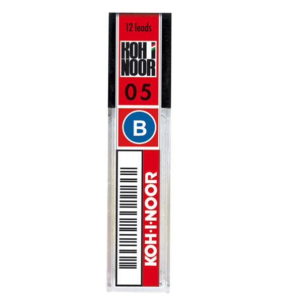 KOH.I.NOOR - E205-B - Micromine - mina 0,5mm - gradazione B - Koh I Noor - astuccio 12 mine