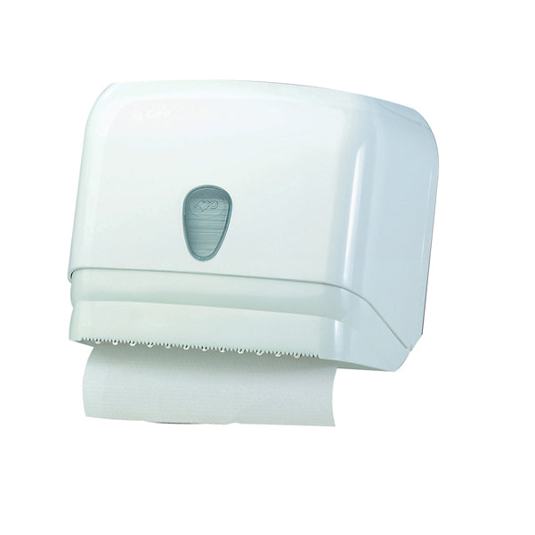 MAR PLAST - A60111 - Dispenser per asciugamani in rotolo-fogli - 30x19,5x25,1 cm - bianco - Mar Plast