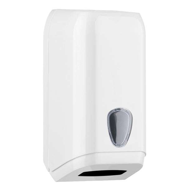 MAR PLAST - A62011 - Dispenser di carta igienica in fogli - 15,8x13x30,7 cm - bianco - Mar Plast